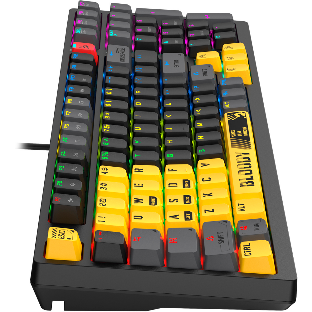 Клавиатура Bloody S98 Sports Lime Plus - фото 8