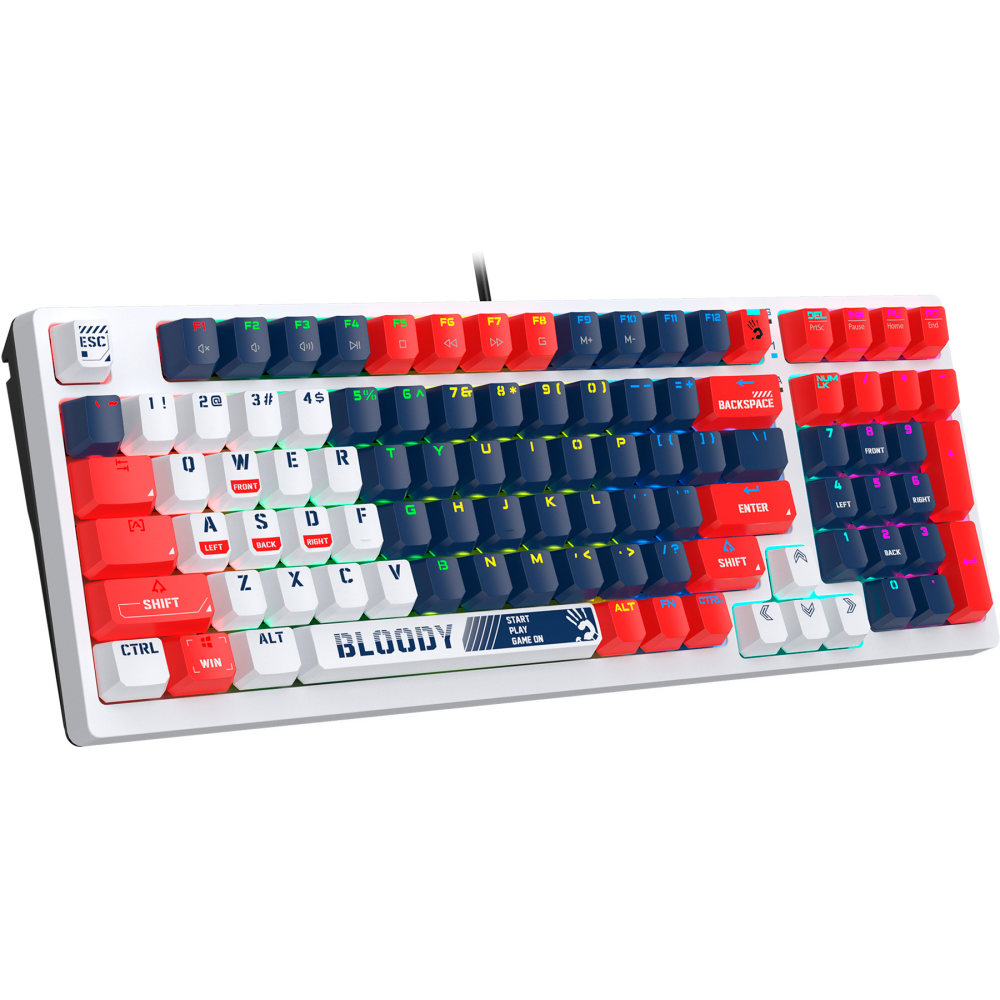 Клавиатура Bloody S98 Sports Navy Plus - фото 2