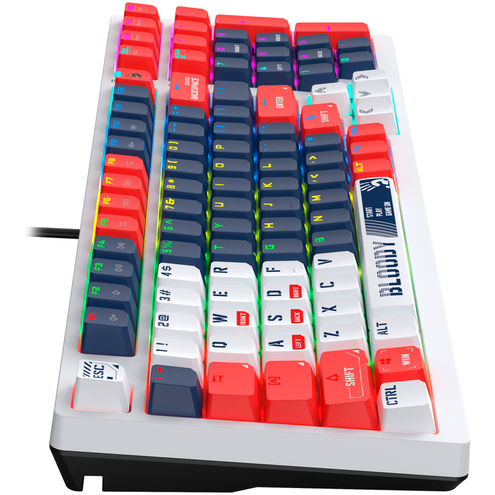 Клавиатура Bloody S98 Sports Navy Plus - фото 8