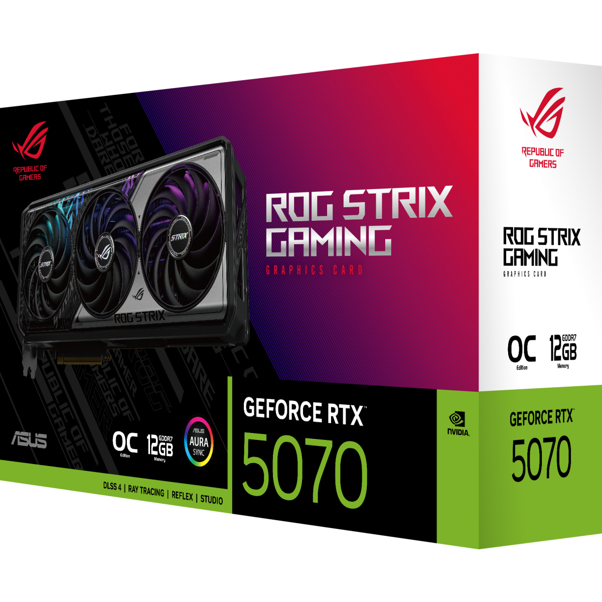Видеокарта NVIDIA GeForce RTX 5070 ASUS OC 12Gb (ROG-STRIX-RTX5070-O12G-GAMING) - фото 11