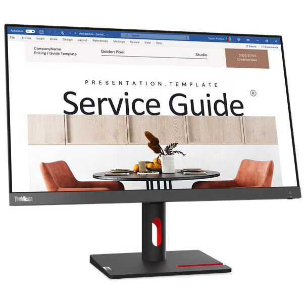 Монитор Lenovo 24" ThinkVision S24i-30 (63DEKAT3UK) - фото 3