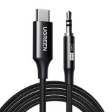 Кабель USB Type-C - 3.5 Jack, 2м, UGREEN CM450 (65101) Black