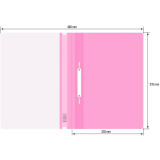 Папка-скоросшиватель Бюрократ PSLDNE/PINK (-PSLDNE/PINK)