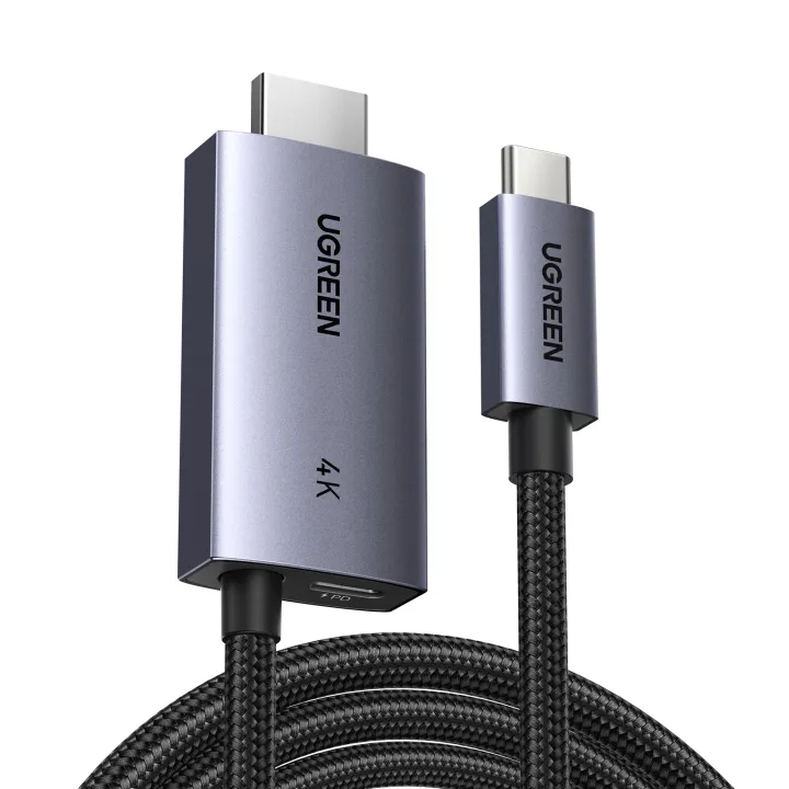 Кабель USB Type-C - HDMI, 2м, UGREEN CM675 - 55330