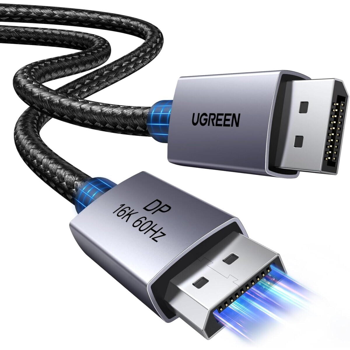 Кабель DisplayPort - DisplayPort, 1м, UGREEN DP131 - 55567