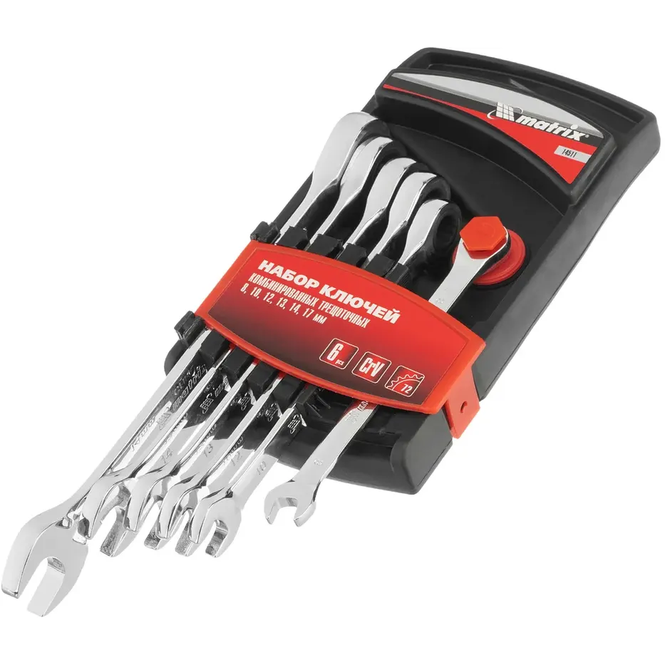Набор комбинированных ключей Matrix 14511 - фото 8