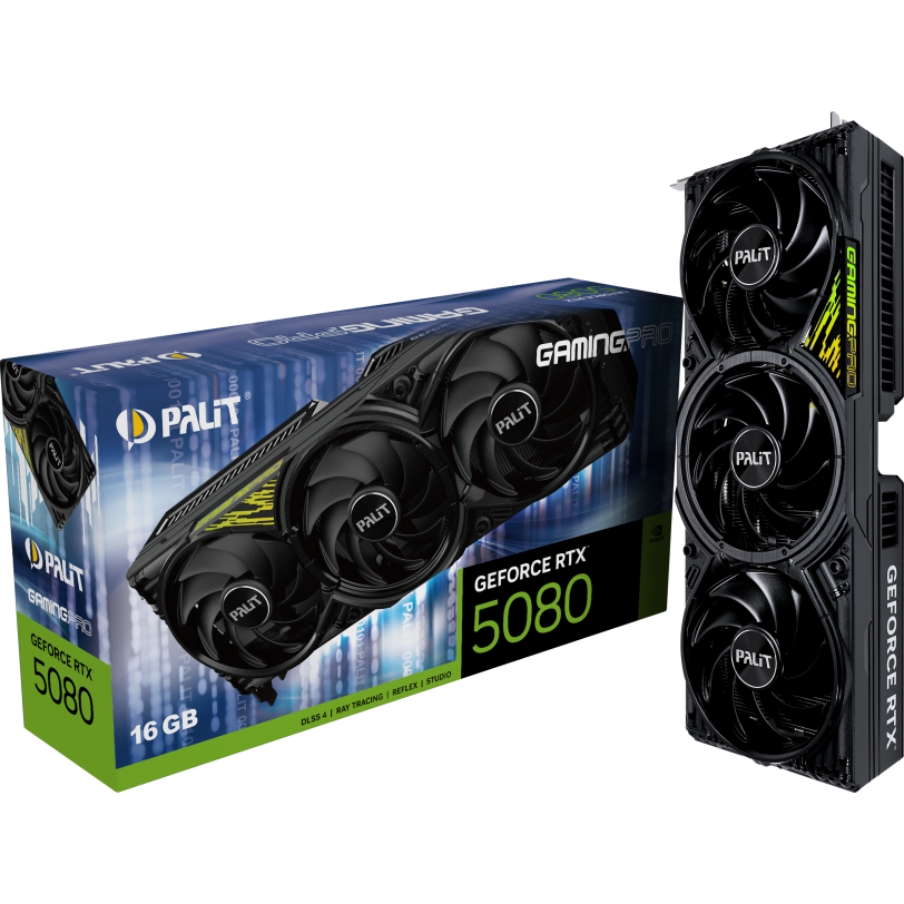 Видеокарта NVIDIA GeForce RTX 5080 Palit GamingPro V1 16Gb (NE75080019T2-GB2031Y) - фото 10