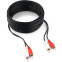 Кабель 2x RCA (M) - 2x RCA (M), 10м, Cablexpert CCA-2R2R-10M-N - фото 2