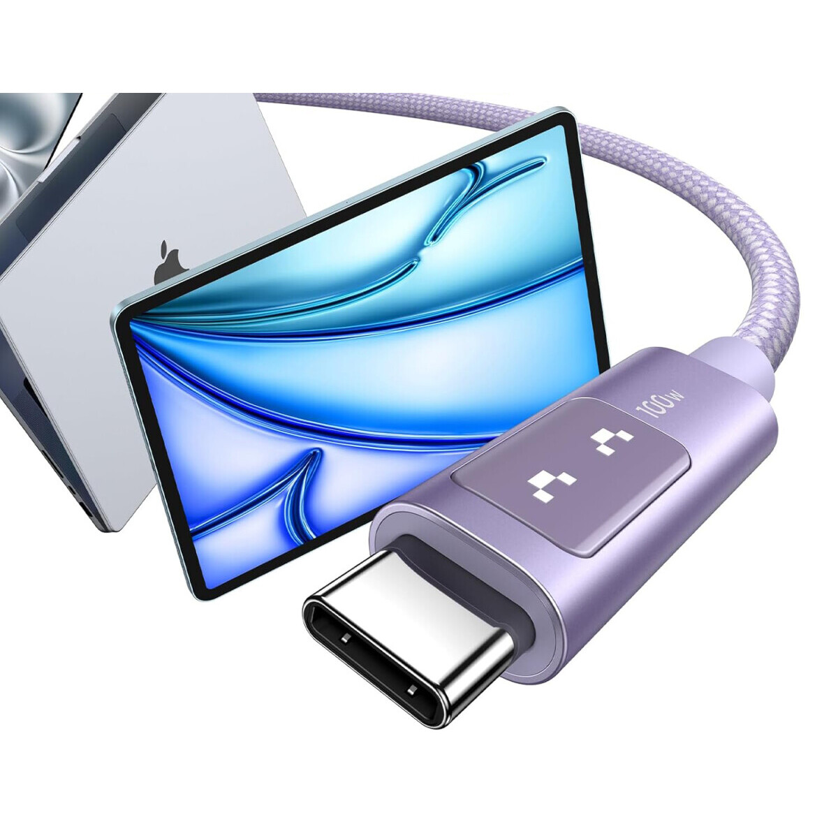 Кабель USB Type-C - USB Type-C, 2м, UGREEN L509 Pink - 65216 - фото 3