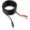 Кабель 3.5 Jack (M) - 2x RCA (M), 15м, Cablexpert CCA-458-15M-N - фото 2