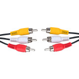 Кабель 3x RCA (M) - 3x RCA (M), 1.8м, Cablexpert CCV-539-1.8M-N