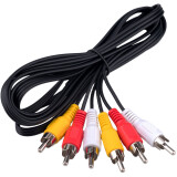 Кабель 3x RCA (M) - 3x RCA (M), 1.8м, Cablexpert CCV-539-1.8M-N