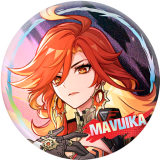 Значок miHoYo Genshin Impact Mavuika Character (Version B) (6942421156147)