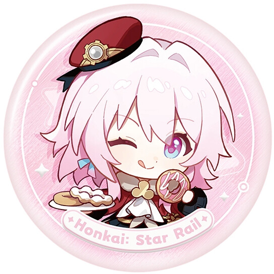 Значок miHoYo Honkai March 7th Nameless Guest's Medal Series (6942421145295)