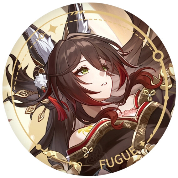 Значок miHoYo Honkai Fugue Character Portrait Series (6942421155515)