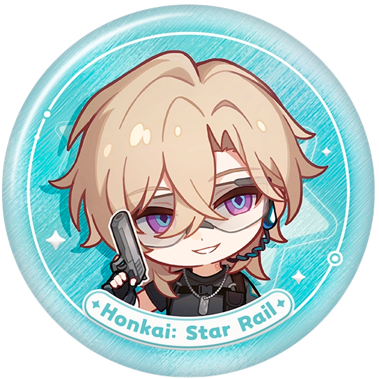 Значок miHoYo Honkai Aventurine Nameless Guest's Medal Series (6942421145431)