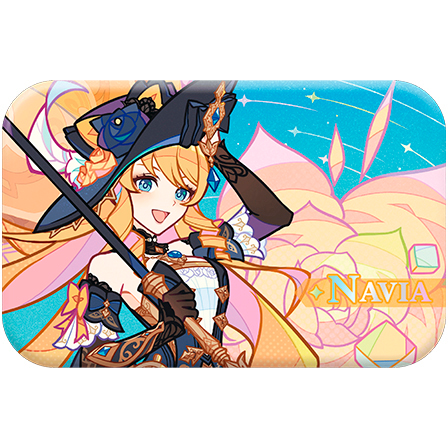 Значок miHoYo Genshin Impact Joyful Summer! Evil Dragon? Fairy Tale Kingdom! Navia (6942421148609)