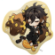 Подушка miHoYo Genshin Impact Zhongli Impression Chibi Shaped Pillow (6942421150787)