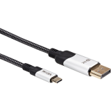 Кабель USB Type-C - DisplayPort, 3м, VCOM CU422MCV-3M