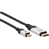 Кабель Mini DisplayPort - HDMI, 3м, VCOM CG615M-3.0