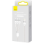 Кабель USB - microUSB/USB Type-C/Lightning, 1.2м, Baseus CAXS000002 - фото 3