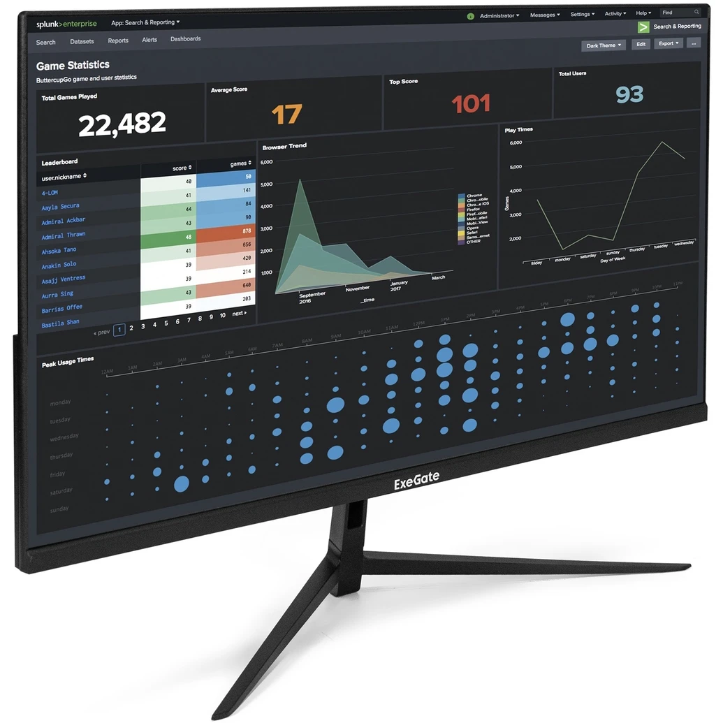 Монитор ExeGate 27" SuperView EH2707 - EX298355RUS - фото 2