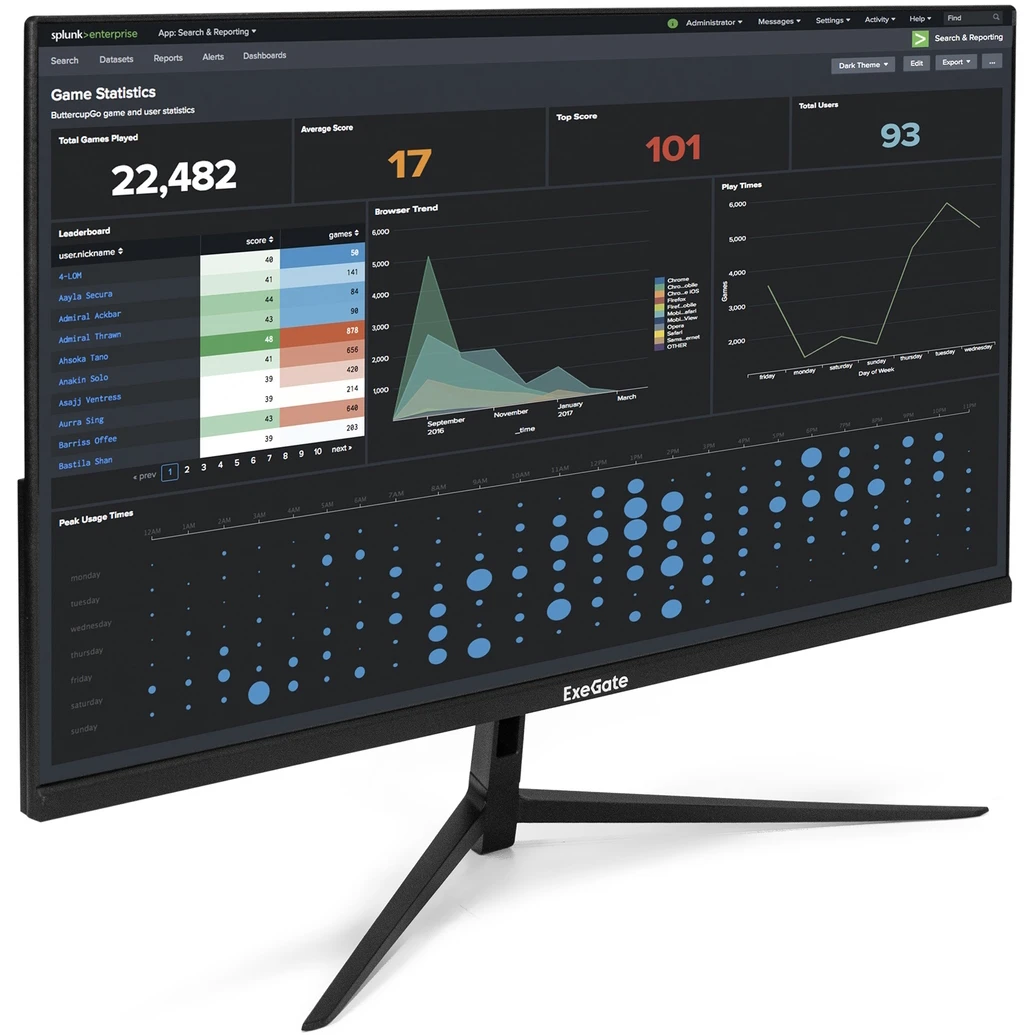 Монитор ExeGate 27" SuperView EH2707A - EX298354RUS - фото 2