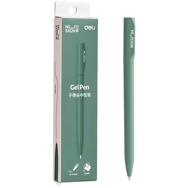 Ручка гелевая Deli NS552 Green