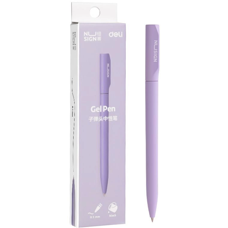 Ручка гелевая Deli NS552 Violet - NS552VIOLET