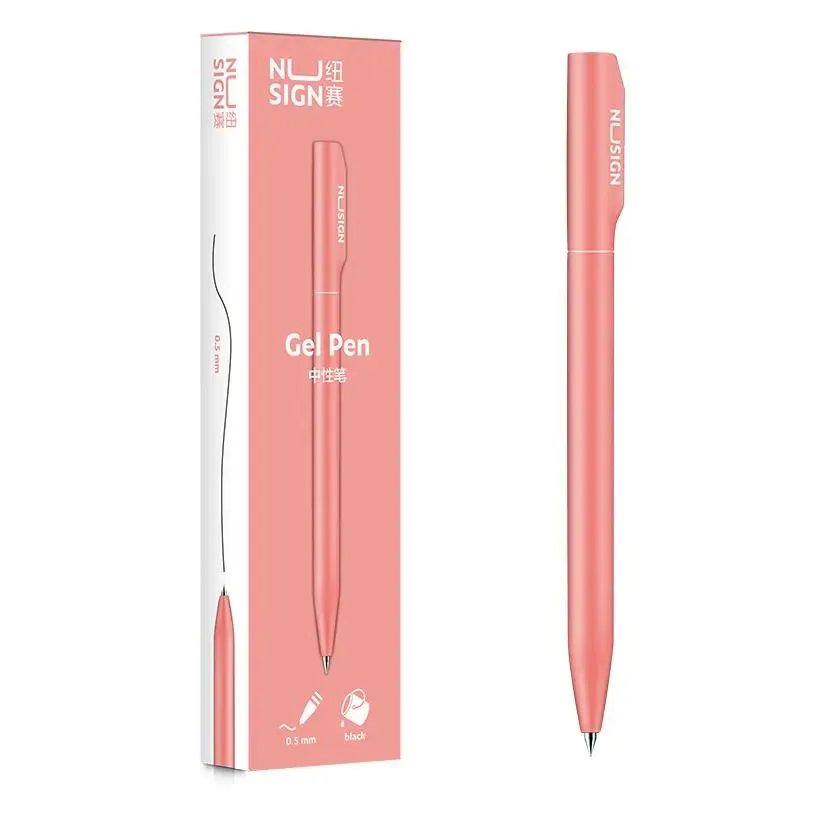 Ручка гелевая Deli NS552 Pink - NS552PINK - фото 2