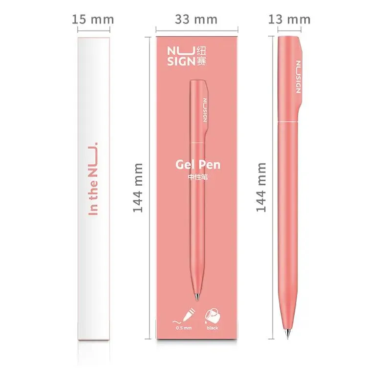 Ручка гелевая Deli NS552 Pink - NS552PINK - фото 3