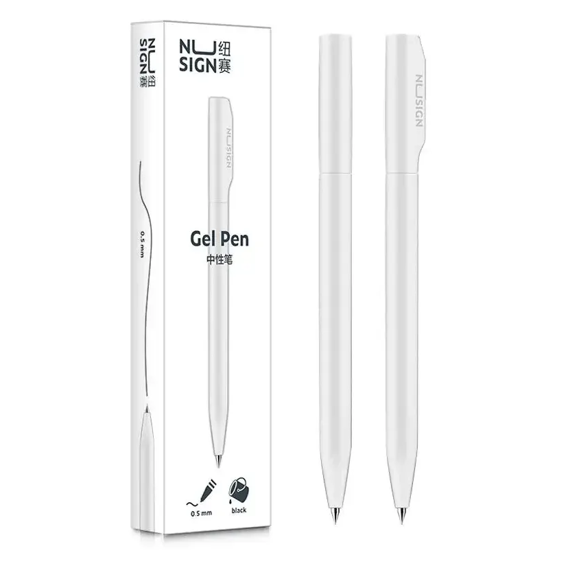 Ручка гелевая Deli NS552 White - NS552WHITE - фото 2