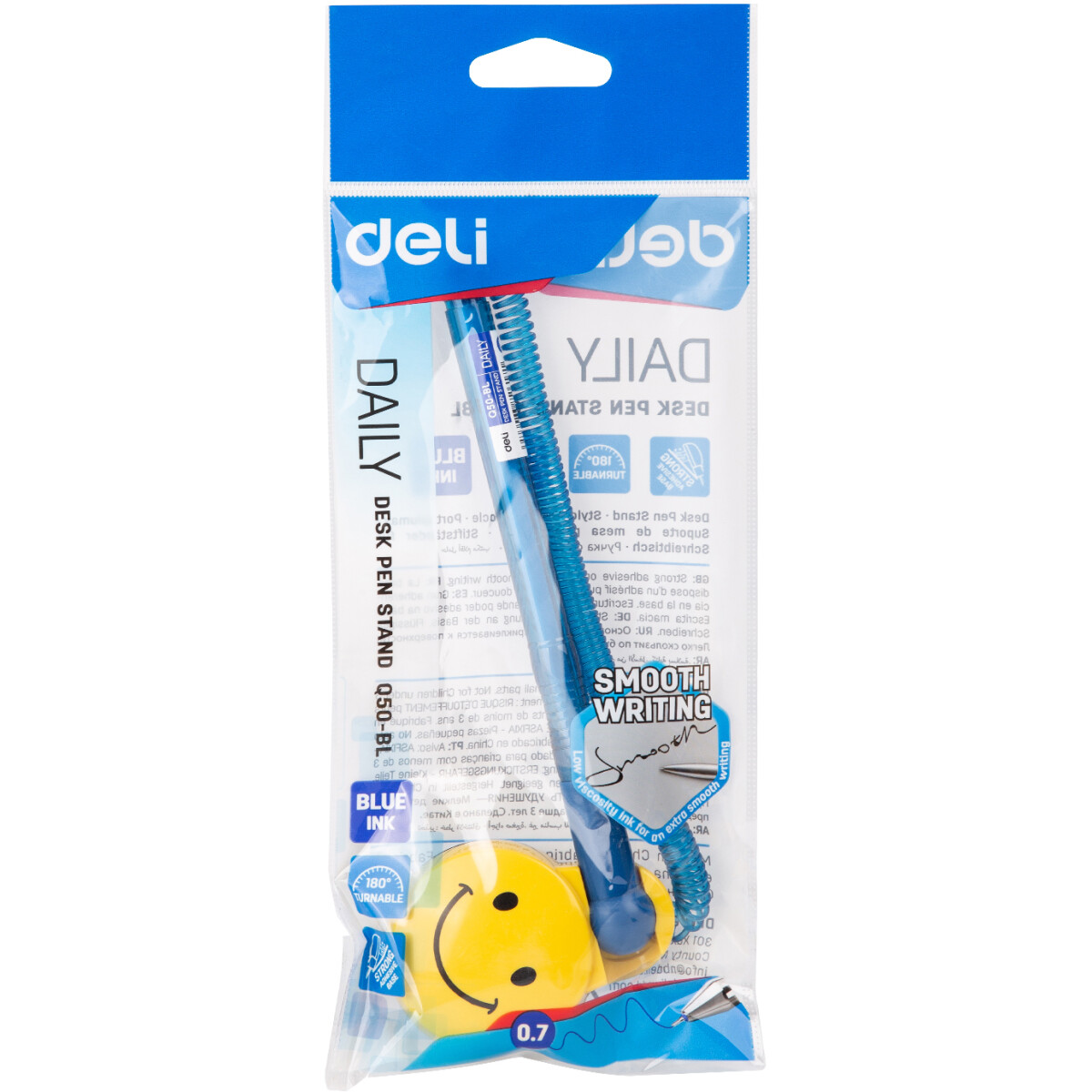 Ручка шариковая Deli EQ50-BL - фото 5