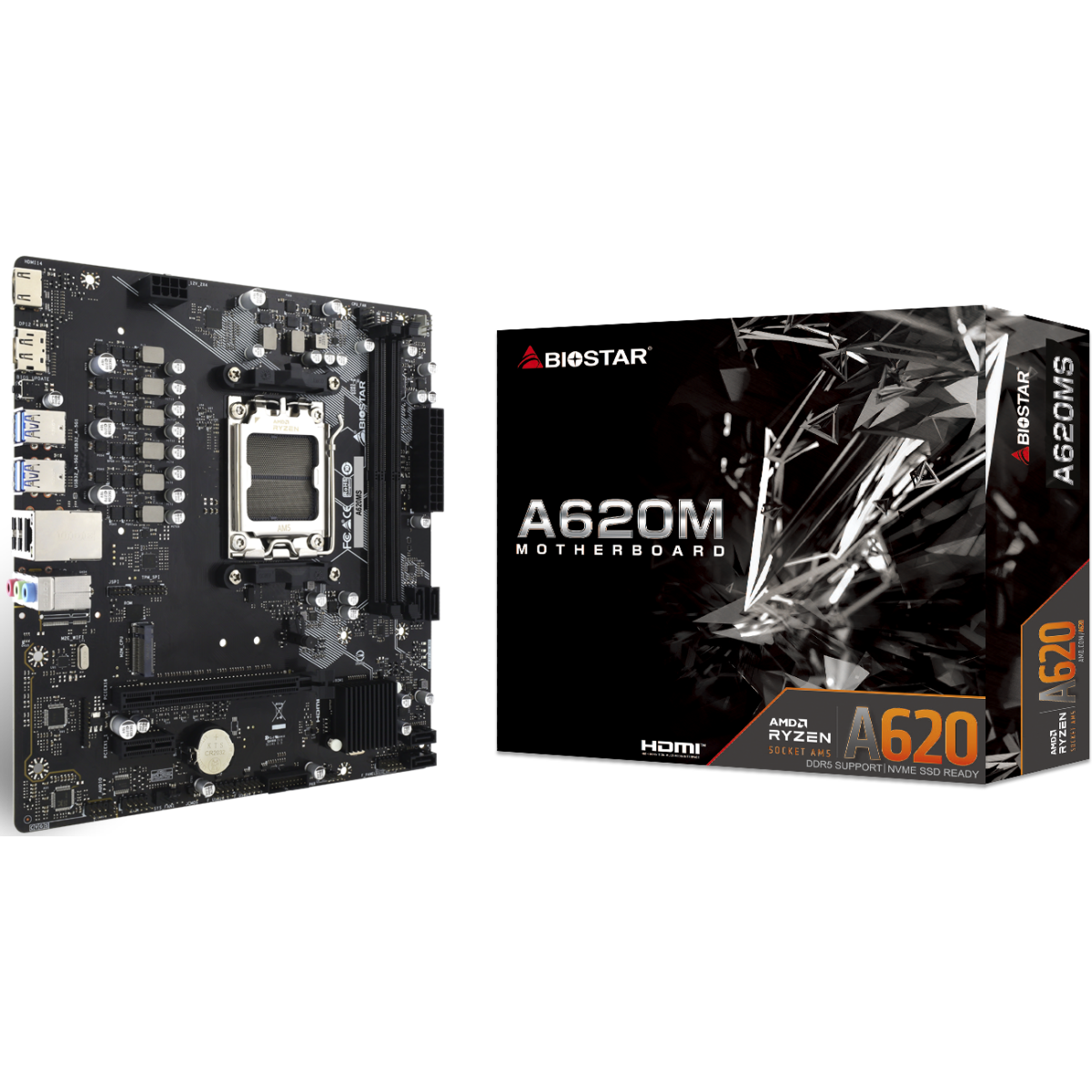 Материнская плата Biostar A620MS - фото 4