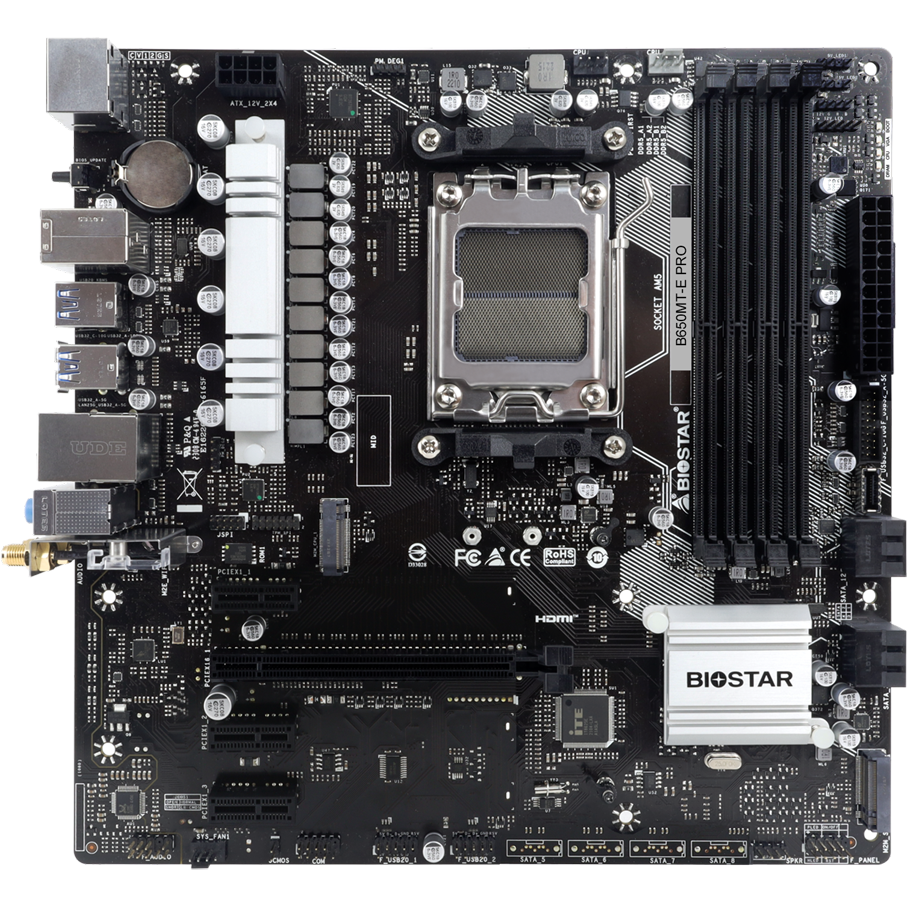 Материнская плата Biostar B650MT-E Pro