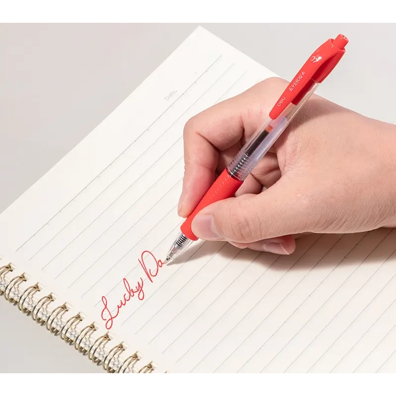 Ручка шариковая Deli EQ60-RD - фото 2