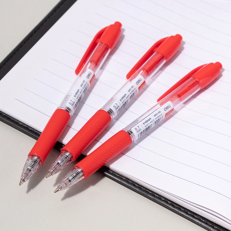 Ручка шариковая Deli EQ60-RD - фото 3