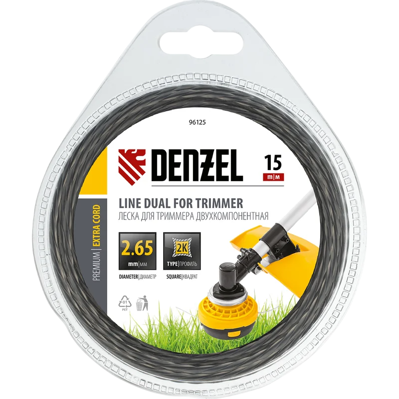 Леска для триммера Denzel 96125 - фото 2