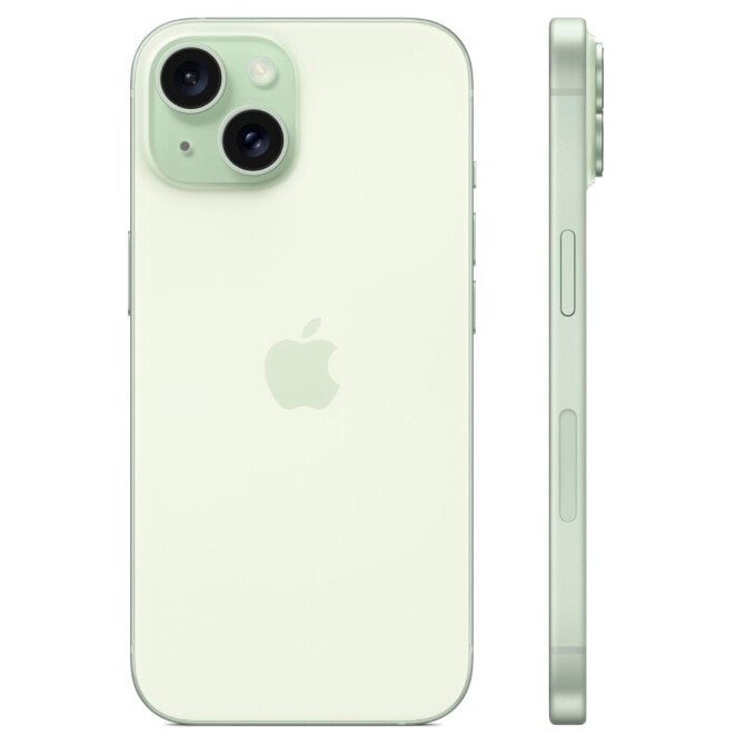 Смартфон Apple iPhone 15 128Gb Green (MTP53VN/A) (без RuStore) - фото 3