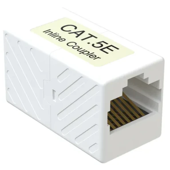 Проходной адаптер SYSMATRIX CC RJ45.5EU.WH