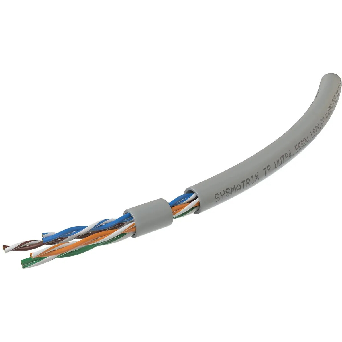 Бухта SYSMATRIX TP UUTP4.5ES24.PVC.GY305, 305м