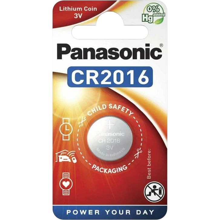 Батарейка Panasonic Luthium Power (CR2016, 1 шт.) - CR-2016EL/1B