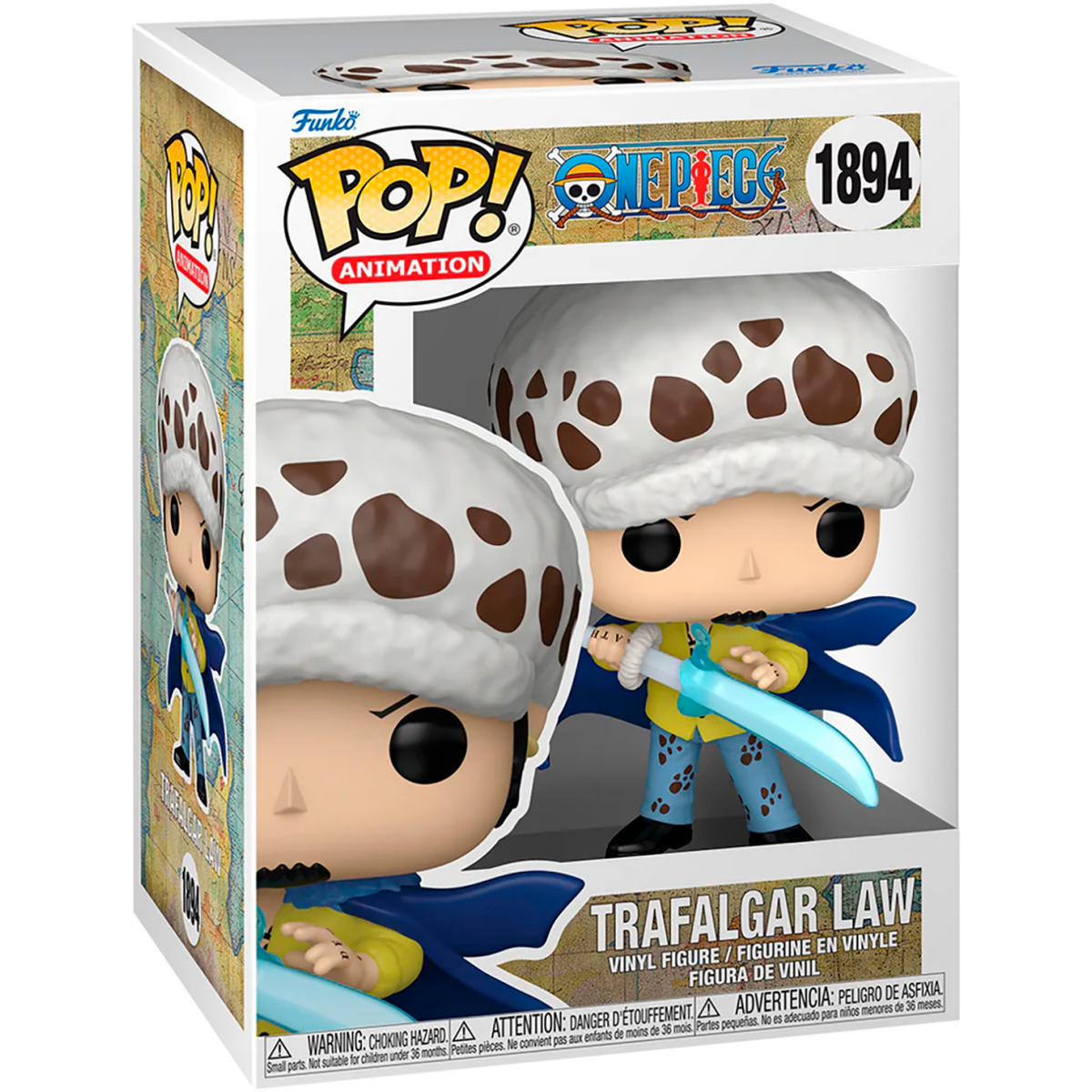 Фигурка Funko POP! Animation One Piece Trafalgar Law with Blue Anesthesia - 83809 - фото 2