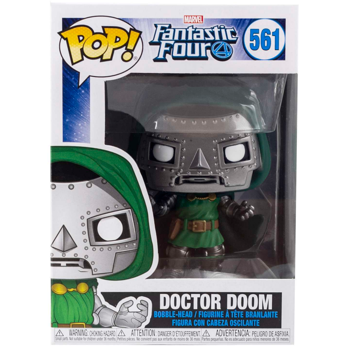Фигурка Funko POP! Bobble Marvel Fantastic Four Doctor Doom - 44991 - фото 2
