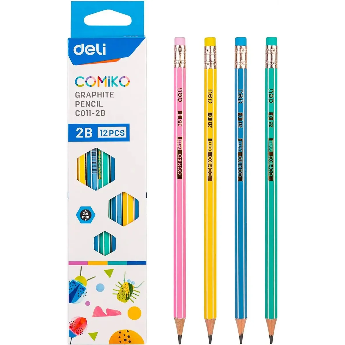 Набор карандашей Deli EC011-2B - фото 2