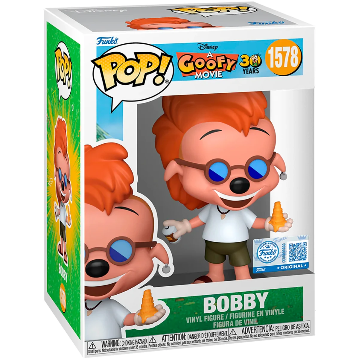 Фигурка Funko POP! Disney Goofy Movie 30th Bobby Zimuruski - 84873 - фото 2