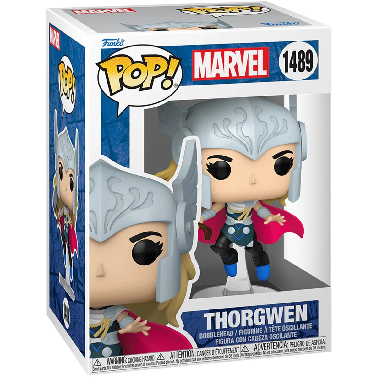 Фигурка Funko POP! Marvel Bobble Spider-Gwen Gwenverse Thorgwen - 83727 - фото 2