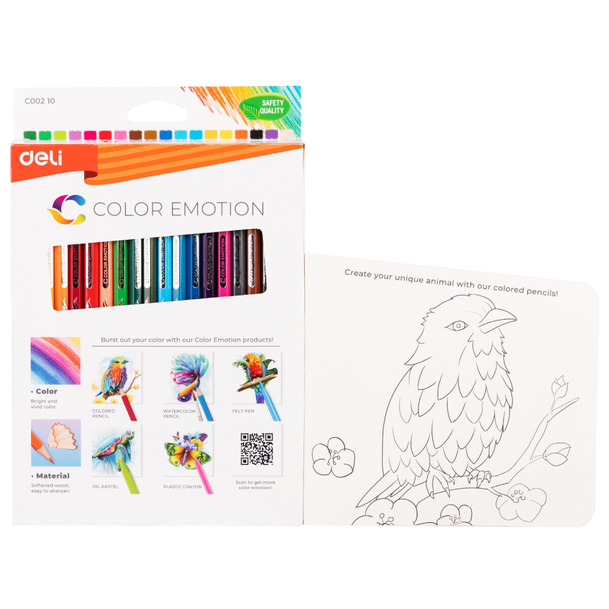 Набор карандашей Deli EC00210 - фото 3