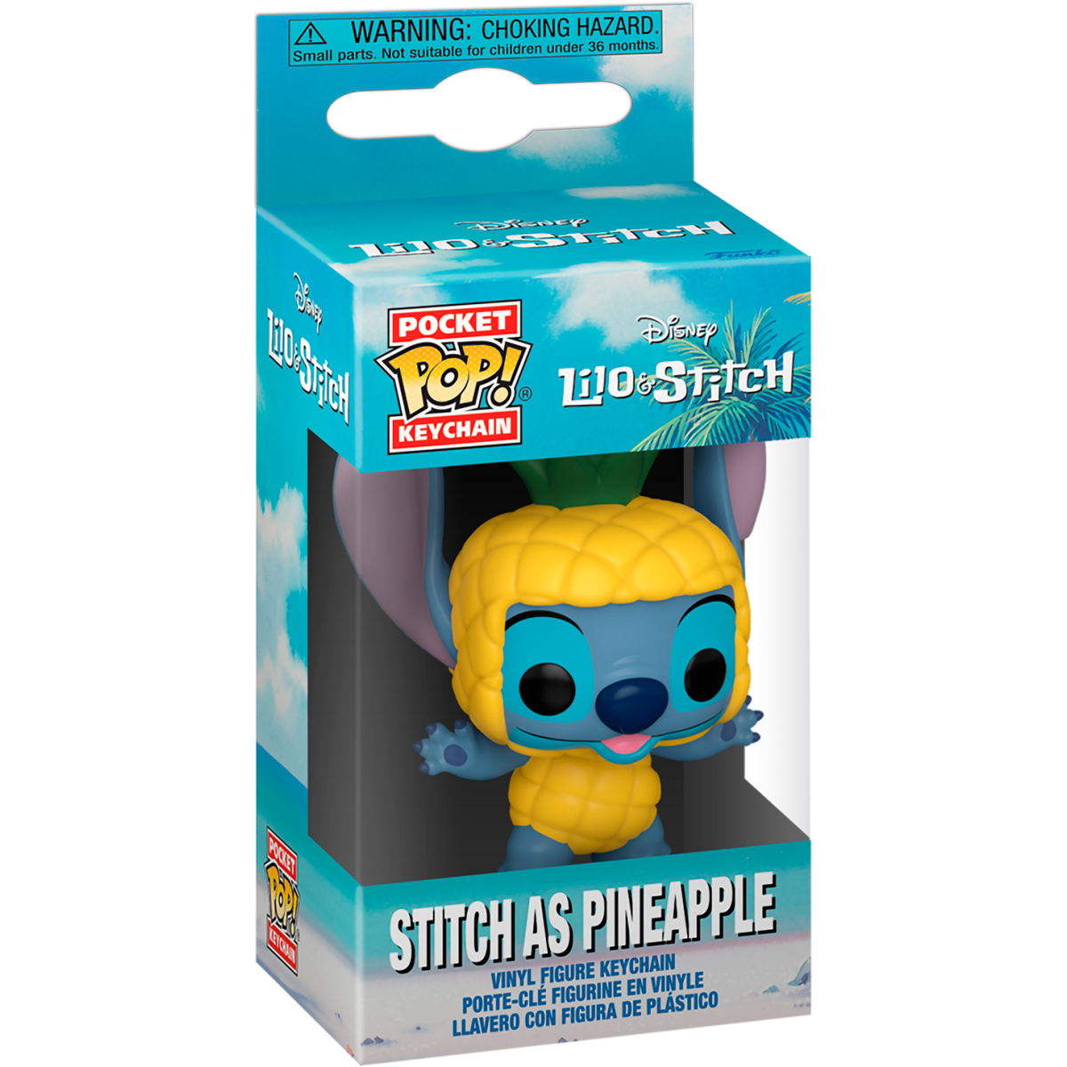 Брелок Funko Pocket POP! Disney Lilo & Stitch Stitch as Pineapple - 87209 - фото 2