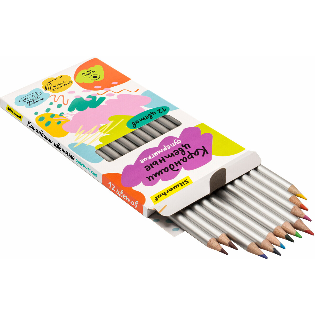 Набор карандашей Silwerhof 1832789 - фото 3